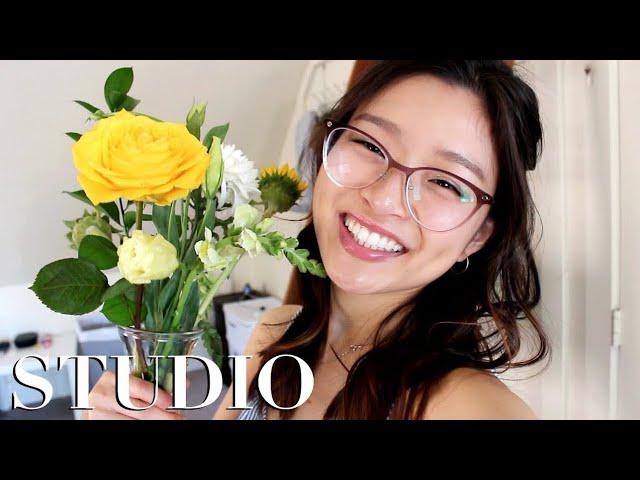 33 Questions With Katrina Stacie | Cambridge, MA 500 sq ft Studio Tour