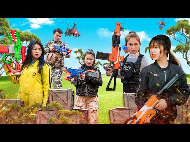 Xgirl Studio Top 10 Episodes Super Fast Female Warrior Rescues Teammates | Action SEAL X Nerf Guns