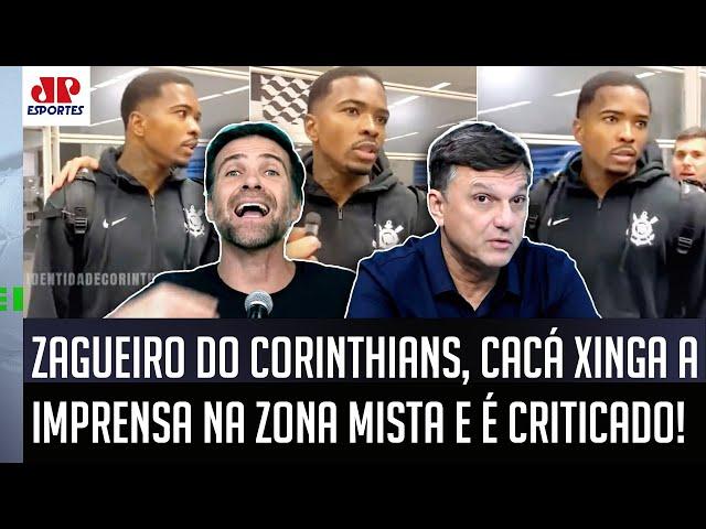 POLÊMICA! Cacá XINGA a IMPRENSA na ZONA MISTA após FAZER GOL pelo Corinthians e é CRITICADO!