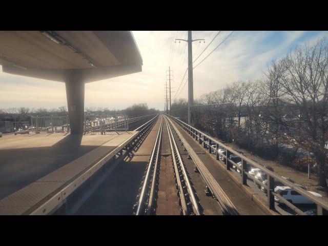 4K/60p: LIRR M3 Front Window Babylon to Penn Station (Express Run, before Daylight Savings)