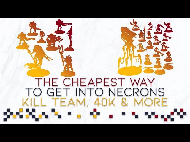 The Cheapest Way To Start Playing Necrons | Kill Team, Warhammer 40K & More!