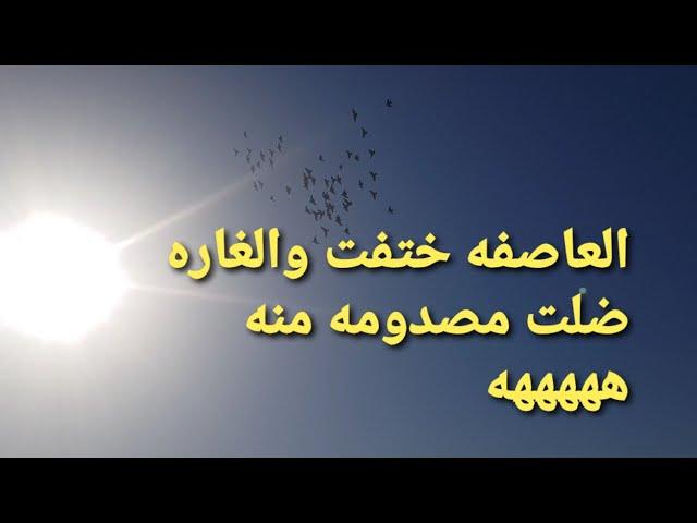 اختفت العاصفه والغاره نصدمة بيه هههههه