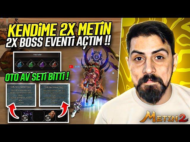 3 GÜN KALICI 2X EVENT HESABIMA ÖZEL İŞLENDİ  ÇARI NERDEYSE FULLEDİM #nethan2 #metin2 #metin2pvp