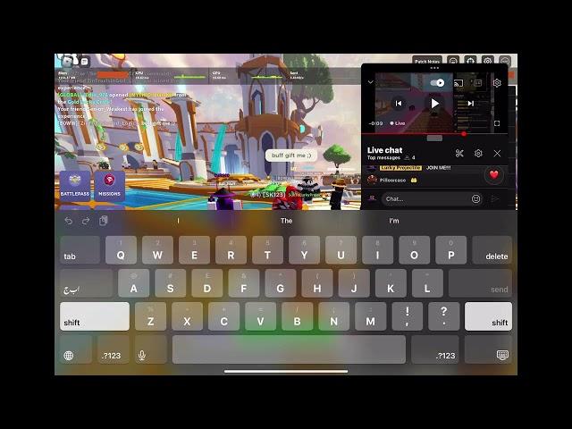 STREAMING ROBLOX BEDWARS