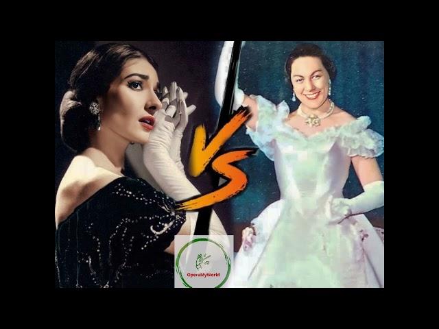 "Sempre Libera" - Maria Callas VS Renata Tebaldi (1952)