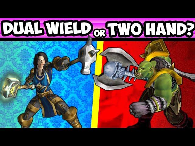 Two Hand vs Dual Wield Warrior Classic WoW Breakdown