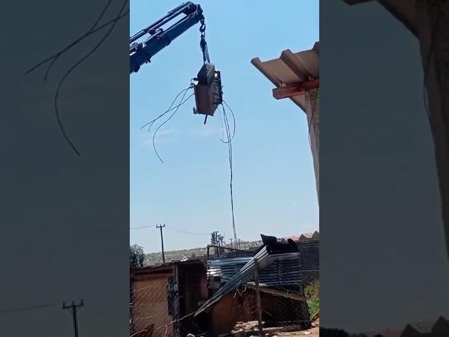 City Power removes two built-in transformers in Mayibuye