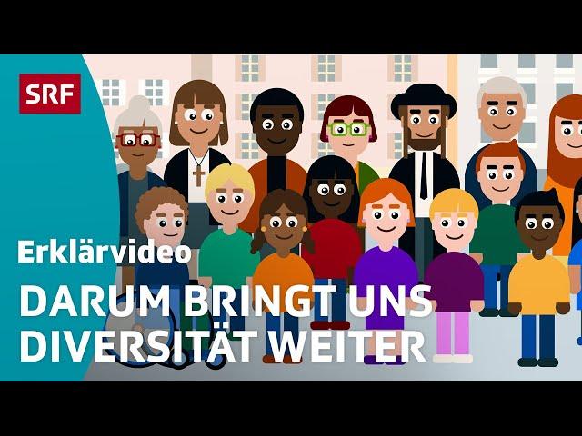 Diversität: Das steckt hinter dem Begriff – einfach erklärt | Kindervideos | SRF Kids