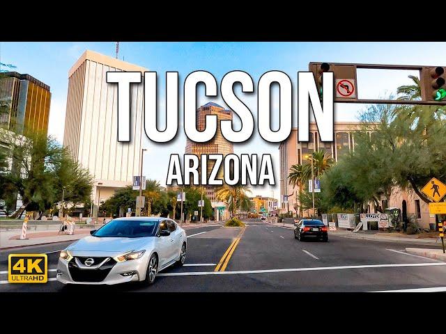 Tucson, Arizona | Driving Downtown [4K]