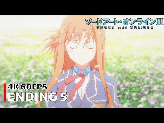 Sword Art Online - Ending 5 [4K 60FPS | Creditless | CC]