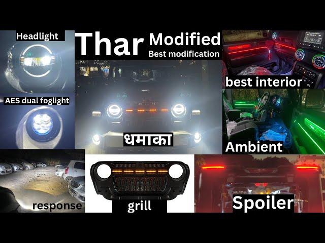 Mahindra Thar modified | Thar fully modified | Thar best modification | #tharmodified #tharlover