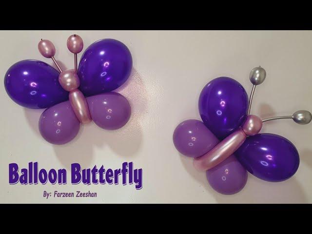 How To Make Balloon Butterfly With Easy Steps | DIY Balloon Art
