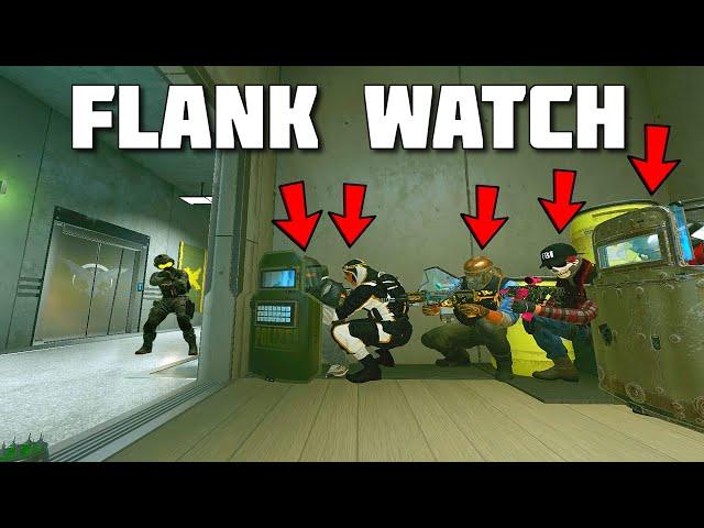 HOLDING FLANK WITH FIVE PLAYERS in SIEGE (New Blood)