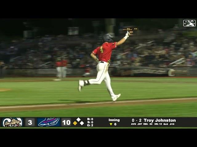 Troy Johnston HAMMERS a Two-Run Home Run! | Miami Marlins Prospect | 7/7/2023