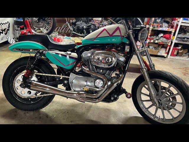 Sportster stunt bike gets ANOTHER make over…