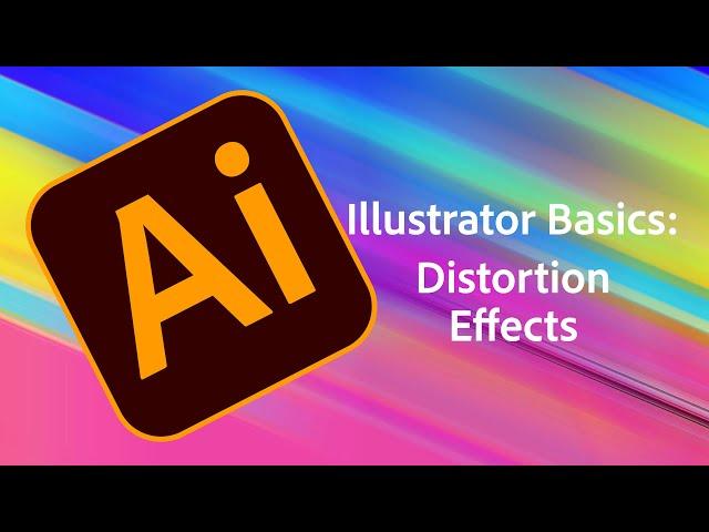 Adobe Illustrator for Beginners | Distortion Tools & Effects