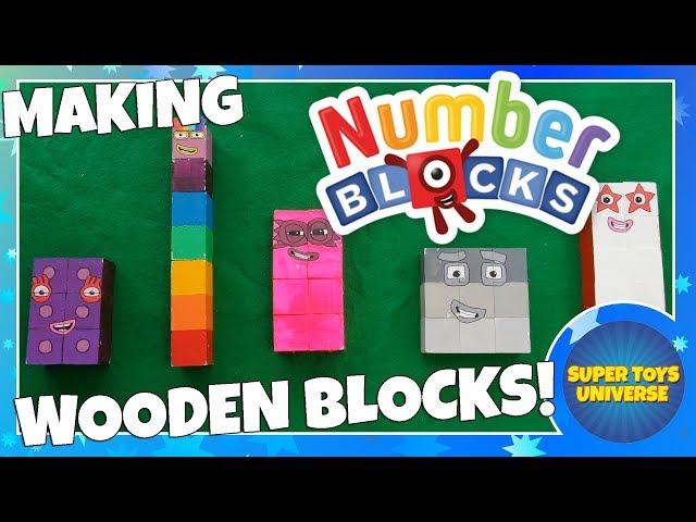 OMG!! We made wooden Numberblocks Figures 6 - 10 & mystery figure!