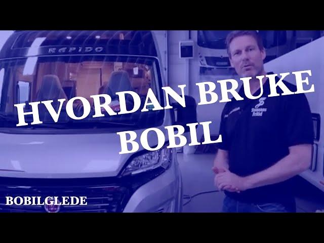 Hvordan bruke bobil? Rapido Van V62 2020 modell presentert av Stamsaas Fritid