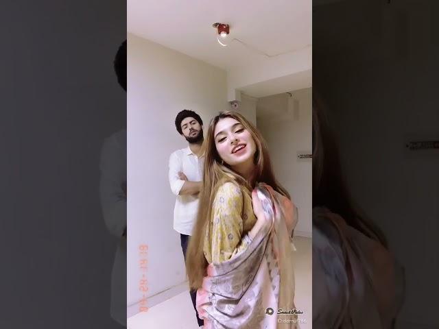 pocho Zara poocho mujhy kya howa ha||Maheen obaid and basit rind new tiktok latest video ||#shorts|