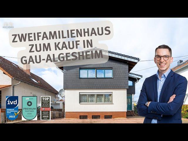 Zweifamilienhaus mit Garten und vielseitig nutzbarem Freizeitraum zum Kauf in Gau-Algesheim