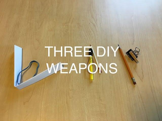 Three DIY Weapons | Easy | - How To Do Everything