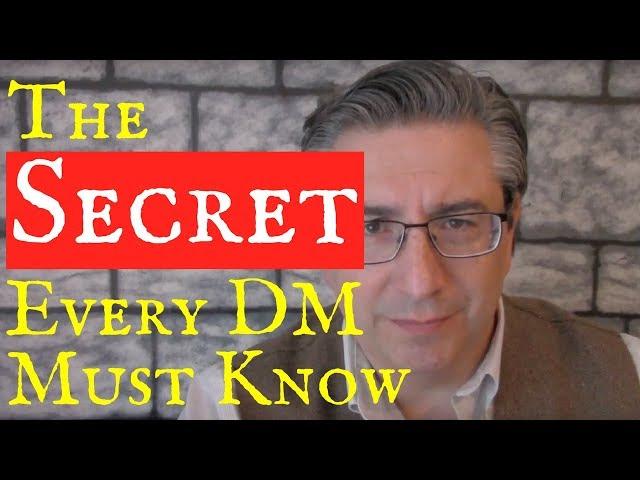 DungeonCraft #3: The Secret Every DM Must Know