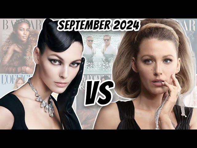 Blake Lively vs. Vittoria Ceretti: Fashion Cover BATTLES September 2024