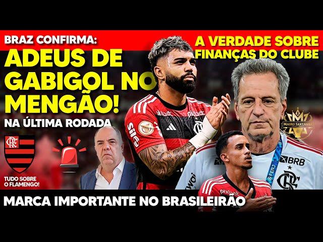 ALERTA IMPORTANTE: A VERDADE SOBRE FINANÇAS DO FLAMENGO! CONFIRMADO ADEUS DE GABIGOL! RECORDE