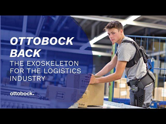 New exoskeleton Ottobock Back offers relief of up to 25 kilograms for the lower back.