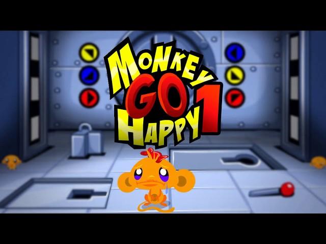 Игра "Счастливая Обезьянка 1" (Monkey GO Happy 1) - прохождение