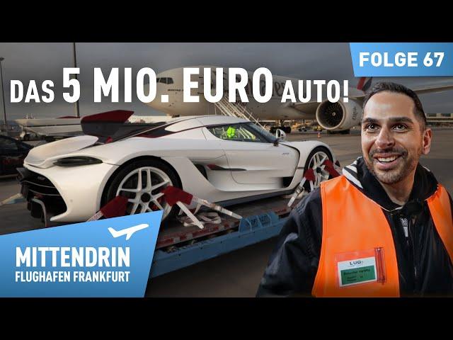 Luxury in a cargo plane – The 5 million euro car! | Right in the middle of Frankfurt Airport 67