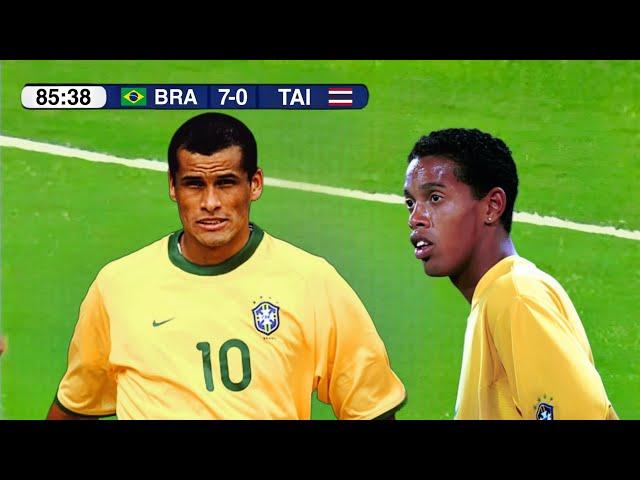 QUANDO O MUNDO TINHA MEDO DO BRASIL! SHOW HISTÓRICO DE RIVALDO E RONALDINHO EM 2000