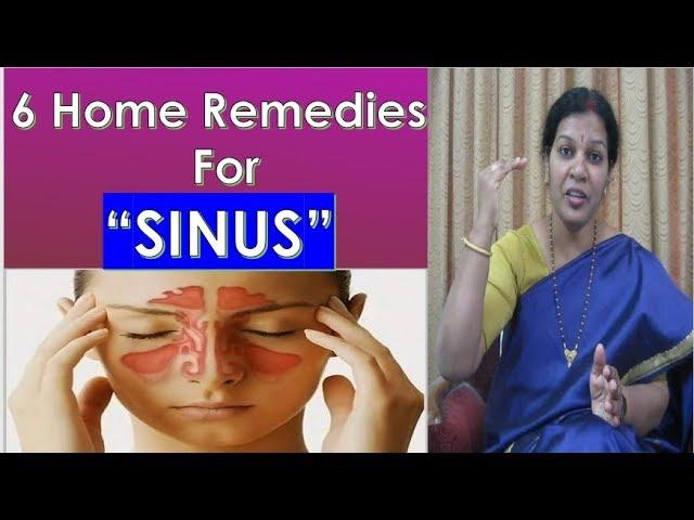 6 Home Remedies To Get Rid of "Sinus"