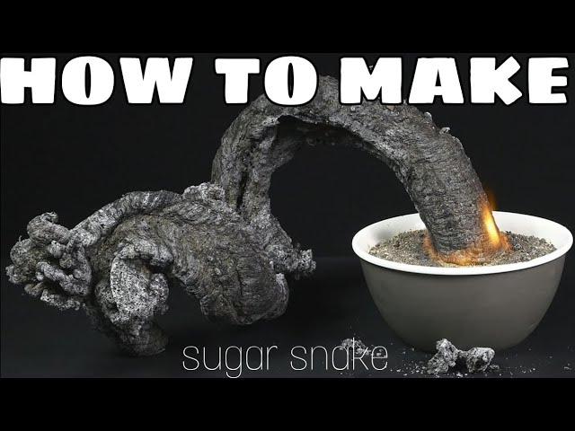 How To Make Sugar Snake|| the e2h