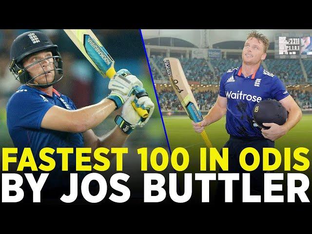 Jos Buttler's Record-Breaking Century | Fastest Hundred in ODI Cricket For England | PCB | M4C2A