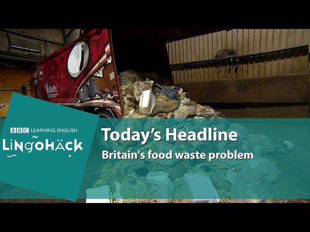 Learn words from the news:  sell-by date, discarded, overproduction, surplus, landfill