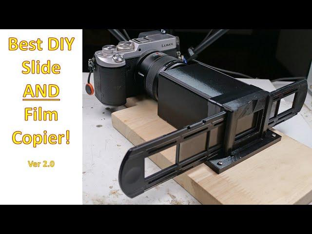 Best DIY 35mm SLIDE & FILM Copier--Easy, Low Cost ver 2.0 (4K)