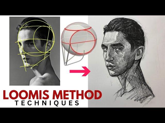 Loomis Method Tutorial: Learn to Draw Realistic Portraits & Side Profiles for Beginners