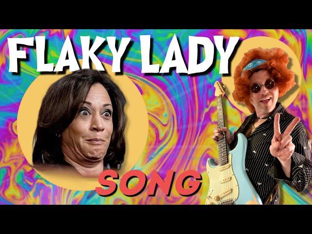 FLAKY LADY - Ginger Hendrix ("Foxy Lady" PARODY SONG) for KAMALA