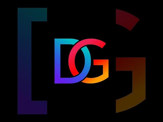 Interlocking Letters Logo Design in Canva #logodesign #canva