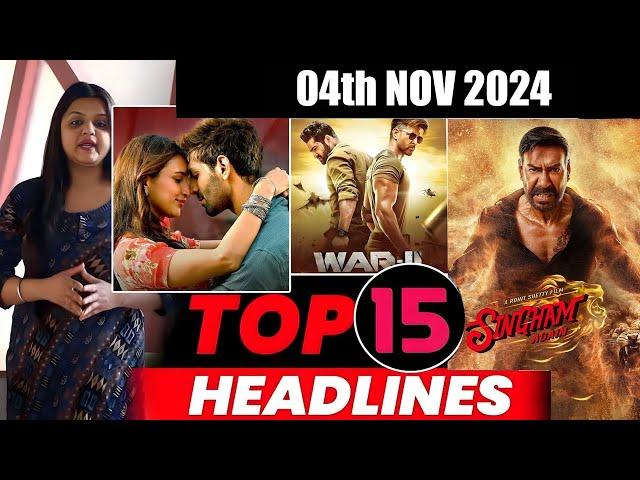 Top 15 Big News of Bollywood | 4th NOVEMBER  2024 | Salman Khan , Ramayana, Sunny Deol, Amir Khan