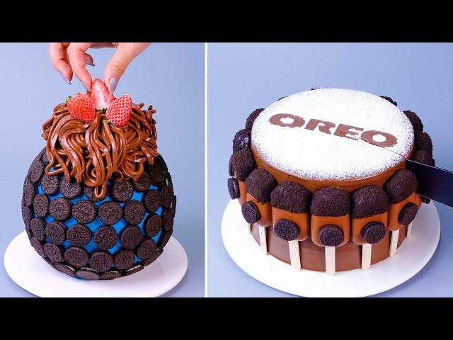 Ultimate OREO Chocolate Mixed Cake | So Tasty RAINBOW Chocolate Cake Decorating Ideas