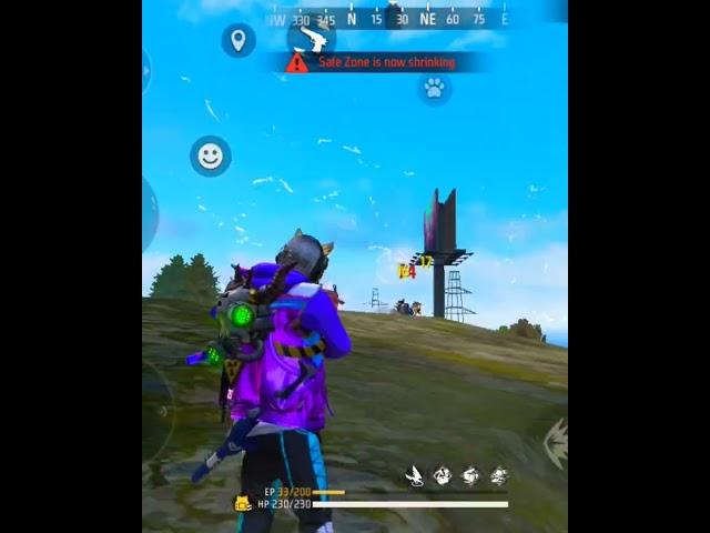Free Fire BR Map 1vs4 Fight || Shu_Amil_Illi_Shu_|| || #freefire #shorts