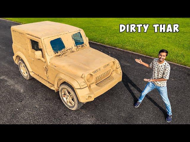 I Made World's Most Dirty Thar  Mud Edition Thar