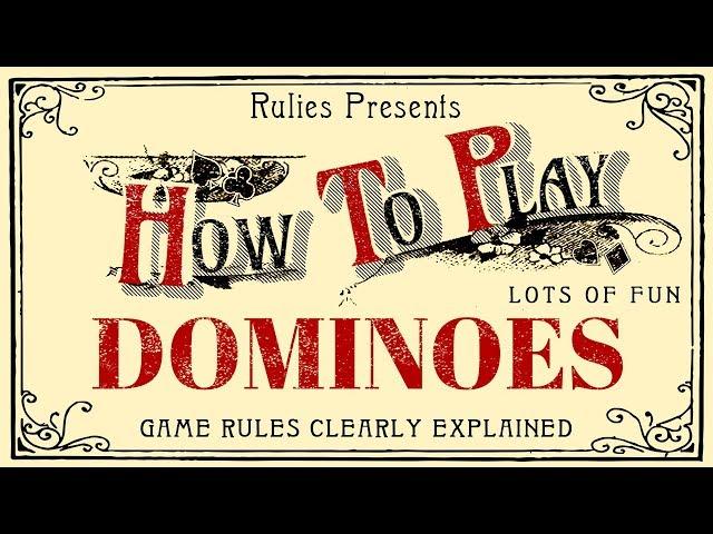 How to Play Dominoes (Draw)