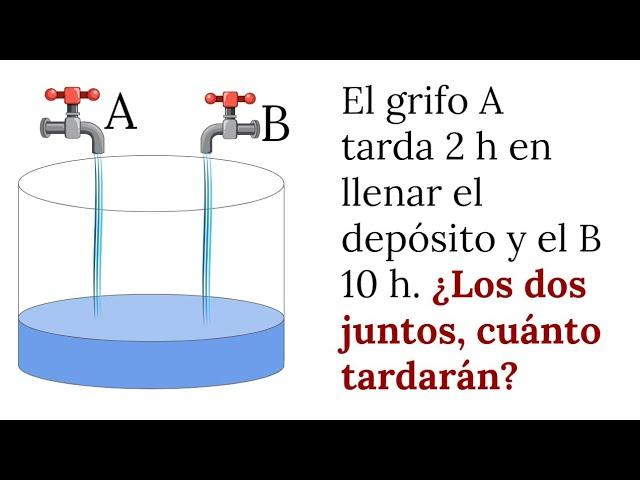 PROBLEMA DE GRIFOS. Razonamiento Matemático. Matemáticas Básicas