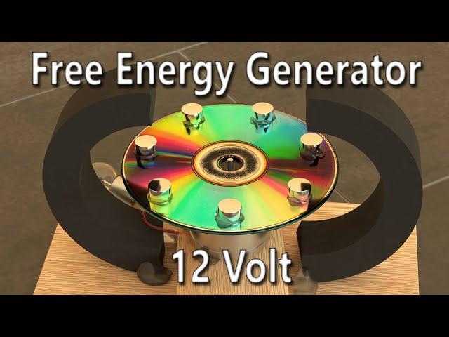 Truth: New For Free Energy Generator 12 V  With Tool Make at home 2019 (perpetual motion machine)