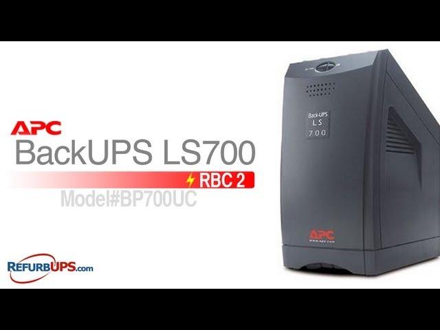 RBC2 Battery Replacement for APC BackUPS LS700