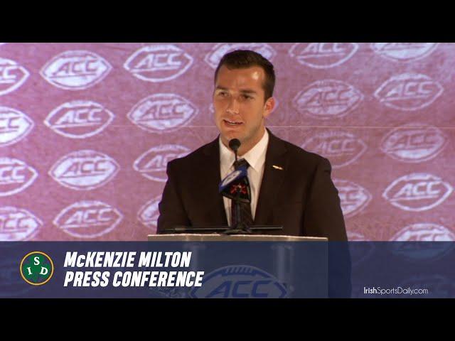 ACC Media Day | Florida State QB McKenzie Milton