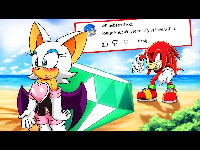 Knuckles Gave Rouge the Master Emerald?! - Knuxouge (Knuckles x Rouge) Q&A Sonic Animation